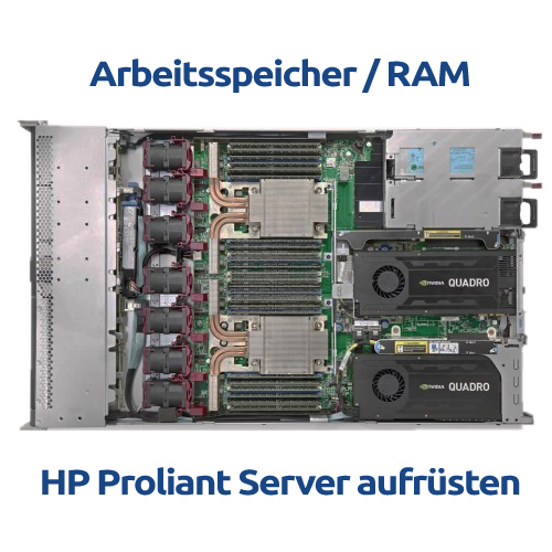 Arbeitsspeicher bei HP Proliant Server aufrüsten