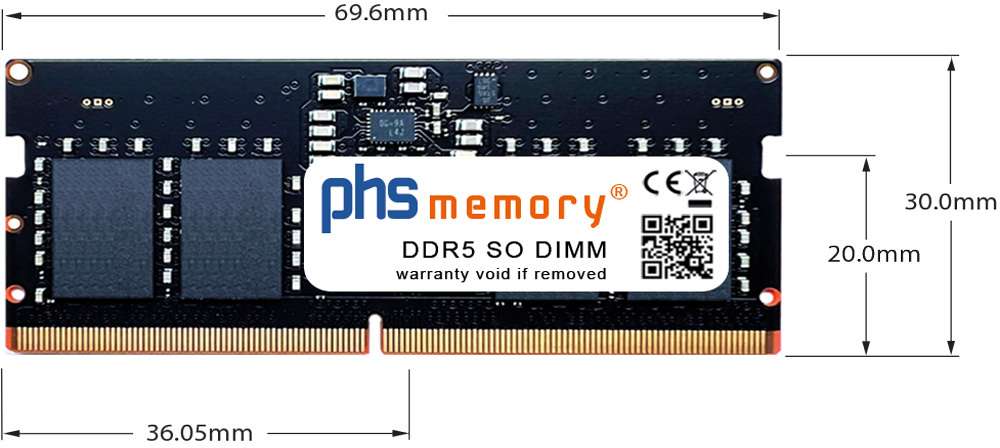 Abmessungen - Arbeitsspeicher DDR5 262Pin s 4 jpg