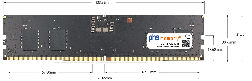 Abmessungen - Arbeitsspeicher DDR5 288Pin u 4 jpg