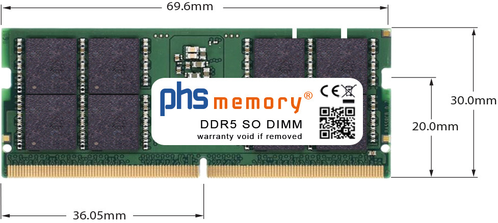 Abmessungen - Arbeitsspeicher DDR5 262Pin s 16 jpg